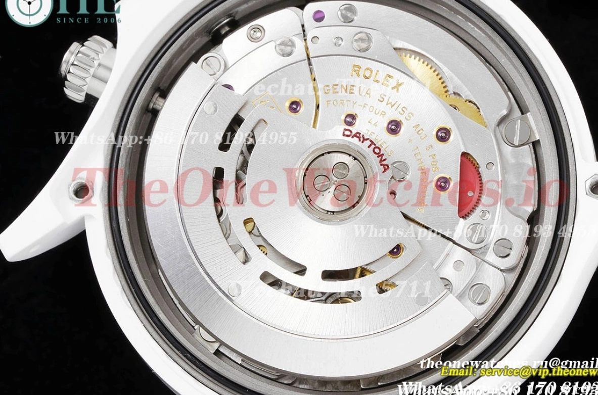 Daytona 40mm Rolex Green Dial SA4130 Cer Cer - AET AETF 0511